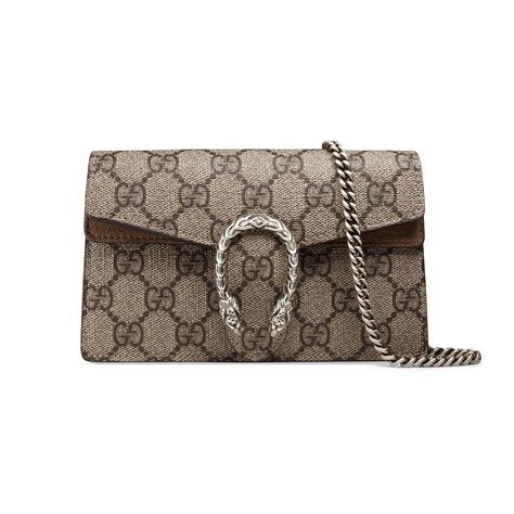 gucci beige gg supreme super mini dionysus bag|Gucci dionysus coin bag.